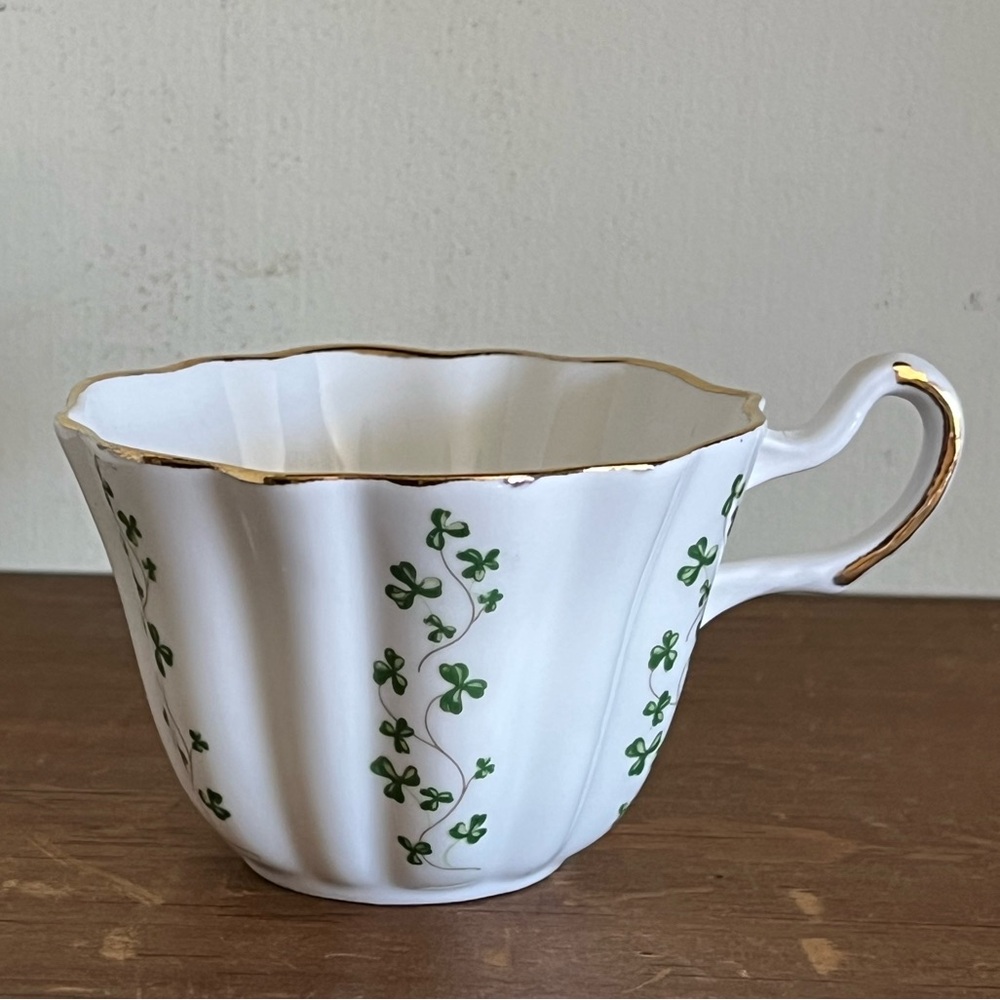 Vintage Royal Tara Teacup Shamrock Made in Galway Fine Bone China
